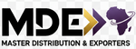 Logo of Master Distribution & Exporters with a stylized map of Africa.